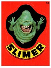 Ghostbusters Slimer Sticker 10 1984 Vintage Movie Trading Card Collectible picture