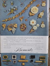 1968 Krementz Jewelry bracelet necklace pins cufflinks vintage addpin picture