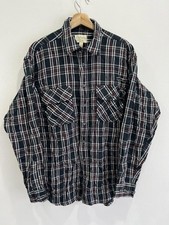 Mens Cabelas Plaid Button Up Shirt L tall picture