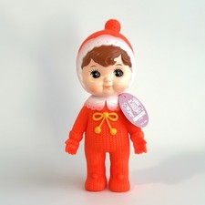 Kodama Sangyo Toy Charmy-Chan Doll Vintage Japanese Doll 8.5 In Orange picture