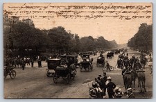 Paris, France, Avenue du Bois de Boulogne, early 1900's Vintage Postcard picture