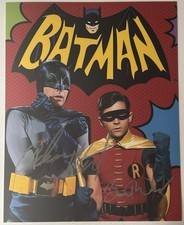 Adam West And Burt Ward Signed Photo, 8x10 with COA, Batman picture
