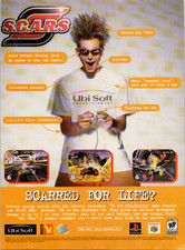 Ubisoft S.C.A.R.S. 1998 Vintage Game Ad Print PlayStation N64 PC Original picture