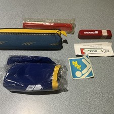 RARE 1970s Iberia Airline Amenity Kit Toiletrie set NEW UNUSED FREE SH picture