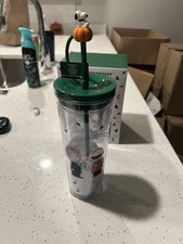 Starbucks x Peanuts Snoopy 24 ounce Cold Cup Authentic Fall New  picture