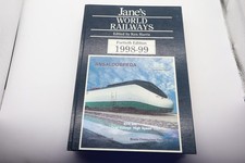 JANE'S WORLD RAILWAYS 40th edition 1998-99 600+ Pages Hardcover picture