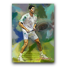Pete Sampras #3 Art Card Limited 30/50 Edward Vela Signed (Tennis -) picture