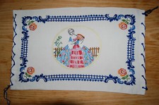 Original Handmade Cushion or Wall Hanging 60 x 37 with Various Techniques picture