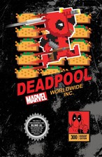 💥 DESPICABLE DEADPOOL #300 WAITE 8-BIT SUPER MARIO BROS GAME BOX VARIANT VF/NM picture