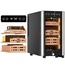 LIHTUN 25L Electric Humidor Cabinet, 150 Cigars, Cooling, Temp/Humidity Control picture
