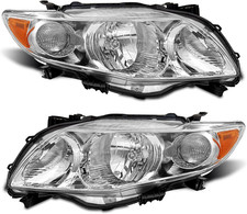 For 2009-2010 Toyota Corolla Halogen Headlight W/O Bulbs picture