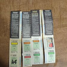 Vintage 1987 McDonald's Monopoly Game Pieces Original Expired Promo Memorabilia picture