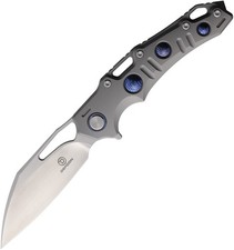 Defcon Gravity Framelock Gray Folding Knife 3.5in Blade picture