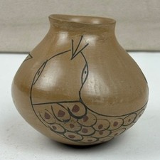 Signed Authentic Mata Ortiz Pottery Snake Design Benjamin Soto Native Mexican picture