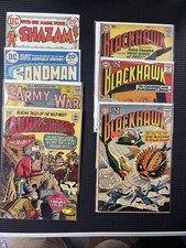 DC Vintage Comic Lot Blackhawk, Shazam, Sandman VG picture