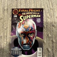 DC Comics the Adventures of Superman. The Final Night. 1996. picture