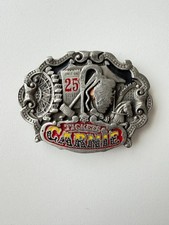 Carnival Belt Buckle Tickets Ferris Wheel Horse Vintage 1993 GAP Made in USA picture