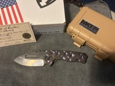 Medford Genesis T Drop Point Birds of Paridise Folding Knife picture