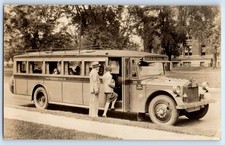 c1910's Twin City Motor Bus St. Paul Minnesota MN RPPC Photo Antique Postcard picture