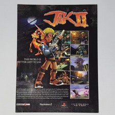 Jak II 2 PlayStation 2 PS2 Better Left Print Ad/Poster picture