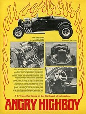 1972 Great Magazine Pic & Article of Larry Bothwel'sl '29 Highboy Roadster picture
