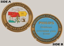 Philips Healthcare Heartland Of Service Customer Care Challenge Coin M#2 picture