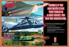 1996 Novalogic PC Games Comanche F-22 Original Advertisement / Retro Promo v1 picture