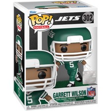 NFL K New York Jets Garrett Wilson (Green) Funko Pop Vinyl Figure #302 picture