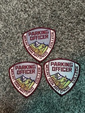 THREE CALIFORNIA MOUNT SAN ANTONIO COLLEGE PARKING OFFICER PATCHES LOS ANGELES picture