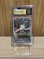 Meowth Pokemon Phantasmal Flames CGC 10 Pristine Spanish picture