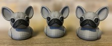 French Bulldog Duck -Gray with Black Mask picture