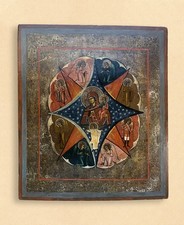 Antique Russian Icon - Mother of God 