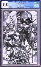 Batman Who Laughs #6 Unknown Comics Mico Suayan Minimal B&W Exclusive - CGC 9.8 picture