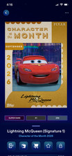 Digital 2026 Disney Collect Character of the Month Lightning McQueen Signature picture