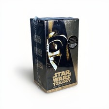VHS STAR WARS TRILOGY 1997 SPECIAL EDITION, GOLD BOX SET | SEALED | picture