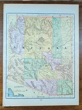 Vintage 1898 ARIZONA TERRITORY 11
