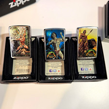 Zippo 100th Anniversary Tarzan of the Apes 3-Piece Lighter Set picture