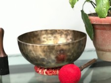 Third Eye Chakra 12 inch full moon Tibetan Healing  Singing Bowls from Nepal picture