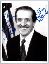 Sonny Bono Hand Signed 8 x 10 Black & White Photo picture