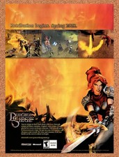 2001 Dungeon Siege PC Original Advertisement / Retro Promo v6 picture