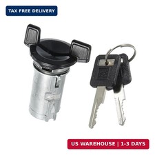 Share 1 Set 12300443 Car Ignition Starter Switch Lock Cylinder W/Keys for Chevy picture