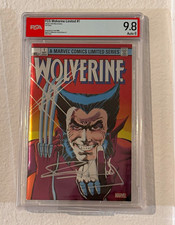 Wolverine Limited #1 PSA 9.8 Auto 8 Foil Variant Signed Frank Miller (2024) picture