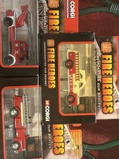Vintage Corgi Fire Heroes Diecast Truck Showcase Collection Lot 3 Boxed picture