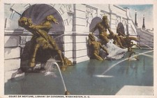 Washington, D. C. - Library of Congress - Court of Neptune Fountain picture