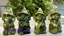 Wholesale Lot 6 PCs Nephrite Jade Witch Crystals Healing Energy 6cm picture