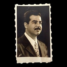 Rare Saddam Hussein Iraq Vintage Photograph Iraqi picture