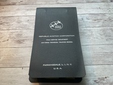 ORIG 1959 REPUBLIC AVIATION F-105 TRAINING INSTRUCTION GUIDE FUEL /ENGINE SYSTEM picture