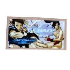 Sony PS2 SNK vs. Capcom: SVC Chaos Vintage Memory Card Sticker Mag Promo picture