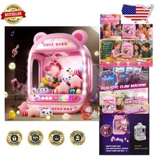 Interactive Claw Machine Toy: Bear, Unicorns, Squishys, Ages 8-12, Carnival Fun picture