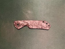 Spyderco Brouwer Custom Marbled Carbon Fiber Scale picture